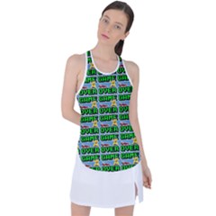 Game Over Karate And Gaming - Pixel Martial Arts Racer Back Mesh Tank Top by DinzDas