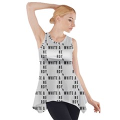 White And Nerdy - Computer Nerds And Geeks Side Drop Tank Tunic by DinzDas