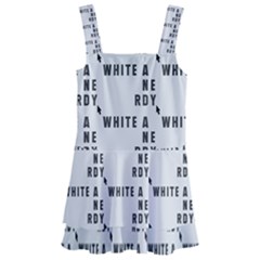 White And Nerdy - Computer Nerds And Geeks Kids  Layered Skirt Swimsuit by DinzDas