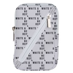 White And Nerdy - Computer Nerds And Geeks Belt Pouch Bag (small) by DinzDas