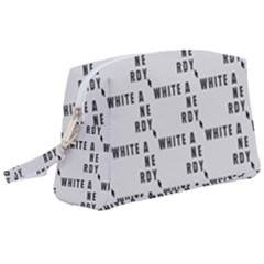 White And Nerdy - Computer Nerds And Geeks Wristlet Pouch Bag (large) by DinzDas