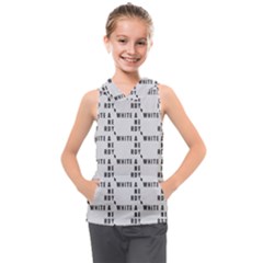 White And Nerdy - Computer Nerds And Geeks Kids  Sleeveless Hoodie by DinzDas