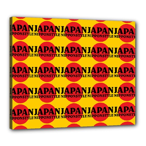 Japan Nippon Style - Japan Sun Canvas 24  X 20  (stretched) by DinzDas