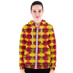 Japan Nippon Style - Japan Sun Women s Zipper Hoodie by DinzDas