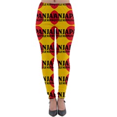 Japan Nippon Style - Japan Sun Lightweight Velour Leggings by DinzDas