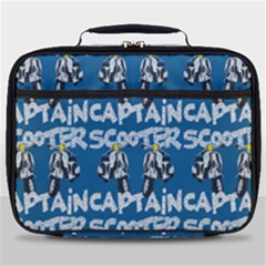 Scooter Captain - Moped And Scooter Riding Full Print Lunch Bag by DinzDas