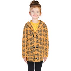 Inka Cultur Animal - Animals And Occult Religion Kids  Double Breasted Button Coat by DinzDas