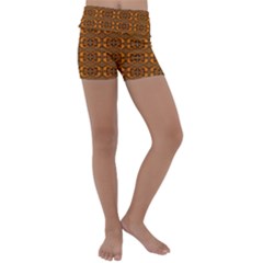 Inka Cultur Animal - Animals And Occult Religion Kids  Lightweight Velour Yoga Shorts by DinzDas