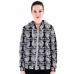 Inka Cultur Animal - Animals And Occult Religion Women s Zipper Hoodie by DinzDas