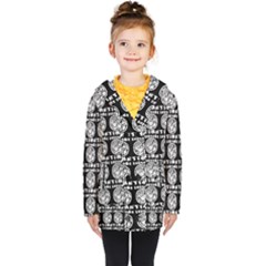 Inka Cultur Animal - Animals And Occult Religion Kids  Double Breasted Button Coat by DinzDas