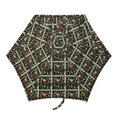 Bmx And Street Style - Urban Cycling Culture Mini Folding Umbrellas by DinzDas