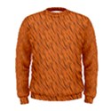 Animal Skin - Lion And Orange Skinnes Animals - Savannah And Africa Men s Sweatshirt View1