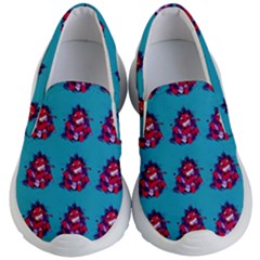 Little Devil Baby - Cute And Evil Baby Demon Kids Lightweight Slip Ons by DinzDas