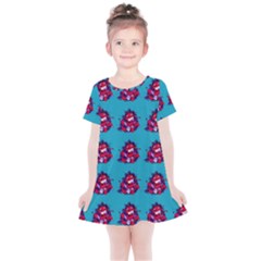 Little Devil Baby - Cute And Evil Baby Demon Kids  Simple Cotton Dress by DinzDas