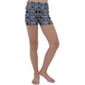 Njhb Vectorized Kids  Lightweight Velour Yoga Shorts View1