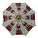 Tan Swimmer Flowerwall Golf Umbrellas View1