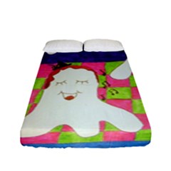 Circus Ghosts Sing Fitted Sheet (full/ Double Size) by snowwhitegirl