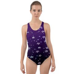 Stars Cut-out Back One Piece Swimsuit by Sparkle