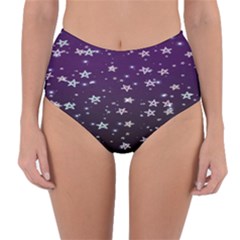 Stars Reversible High-waist Bikini Bottoms by Sparkle