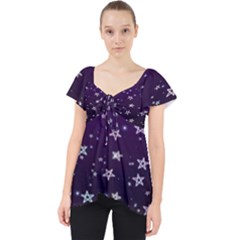 Stars Lace Front Dolly Top by Sparkle