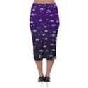 Stars Velvet Midi Pencil Skirt View2