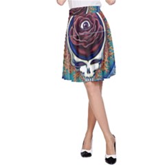 Grateful Dead Ahead Of Their Time A-line Skirt by Sapixe