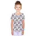 Doctor Pattern White Kids  One Piece Tee View1