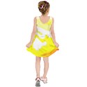 Golden Yellow Rose Kids  Sleeveless Dress View2