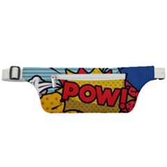 Pow Word Pop Art Style Expression Vector Active Waist Bag by Amaryn4rt