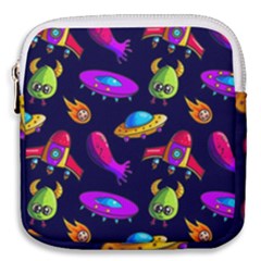 Space Pattern Mini Square Pouch by Amaryn4rt