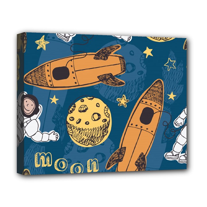 Missile Pattern Deluxe Canvas 20  x 16  (Stretched)