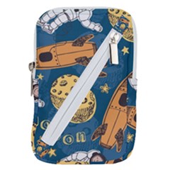 Missile Pattern Belt Pouch Bag (large) by Amaryn4rt