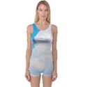 Sky One Piece Boyleg Swimsuit View1