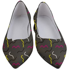 Gray Pattern Women s Block Heels  by Saptagram