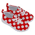 Large white polka dots pattern, retro style, pinup pattern Running Shoes View3