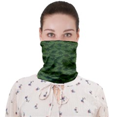 Green Dinosaur Silhouettes Face Covering Bandana (adult) by CowCowBandana