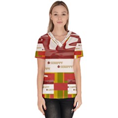 Serippy Women s V-neck Scrub Top by SERIPPY