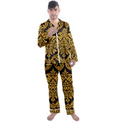 Finesse  Men s Long Sleeve Satin Pyjamas Set by Sobalvarro