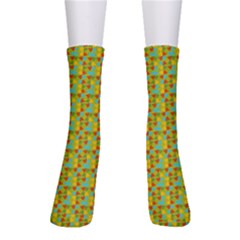 Lemon And Yellow Men s Crew Socks by Sparkle