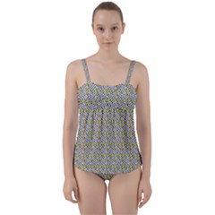 Sparks Twist Front Tankini Set by Sparkle