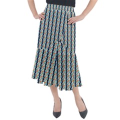 Geometry Colors Midi Mermaid Skirt by Sparkle