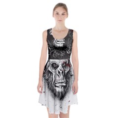 Monster Monkey From The Woods Racerback Midi Dress by DinzDas