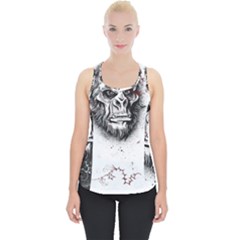 Monster Monkey From The Woods Piece Up Tank Top by DinzDas