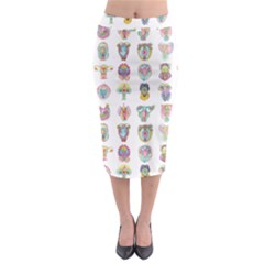 Female Reproductive System  Midi Pencil Skirt by ArtByAng