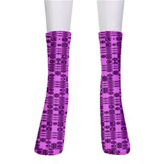 Digital Violet Men s Crew Socks by Sparkle