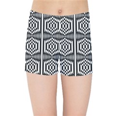 Optical Illusion Kids  Sports Shorts by Sparkle