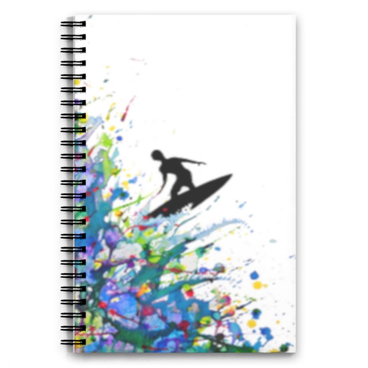 Nature Surfing 5.5  x 8.5  Notebook