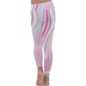 Modern Pink Kids  Lightweight Velour Classic Yoga Leggings View4