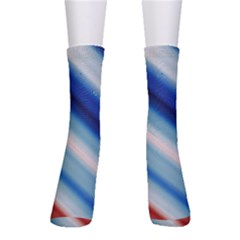 Blue White Men s Crew Socks by Sparkle