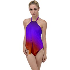 Violet Orange Go With The Flow One Piece Swimsuit by Sparkle